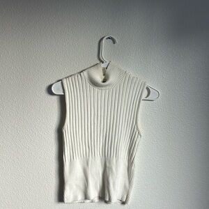 Vintage knitted ribbed top
